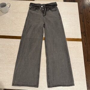High Rise Gray Women's Jeans